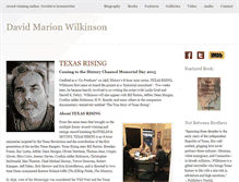 Tablet Screenshot of david-marion-wilkinson.com